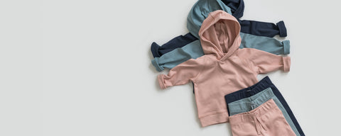 New arrivals organic kids clothes in soft cotton fabrics for growing children