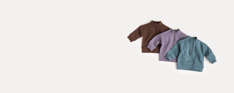 Organic cotton baby tops collection featuring soft shirts and comfortable styles for infants and toddlers