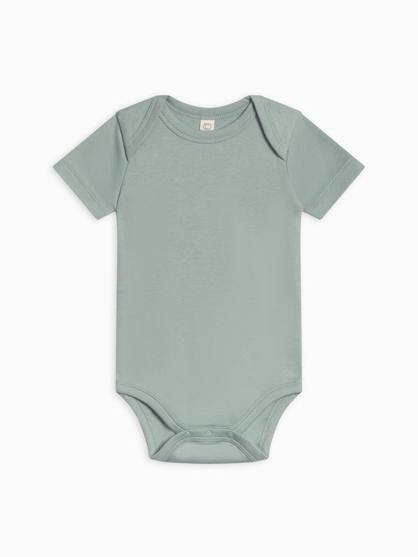 Classic Short Sleeve Bodysuit Baby : One Pieces : Bodysuits : Short Sleeves Colored Organics Baby Short Sleeve Bodysuit - Girl & Boy - Organic
