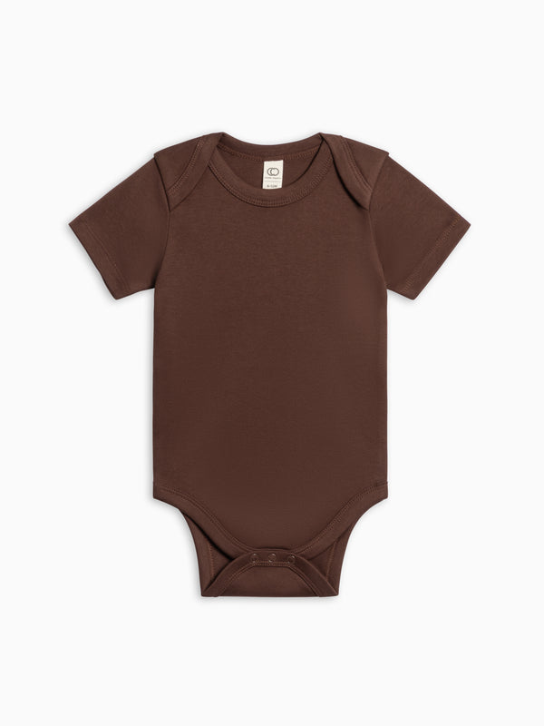 Classic Short Sleeve Bodysuit Baby : One Pieces : Bodysuits : Short Sleeves Colored Organics Short Sleeve Organic Baby Bodysuit | Colored Organics®