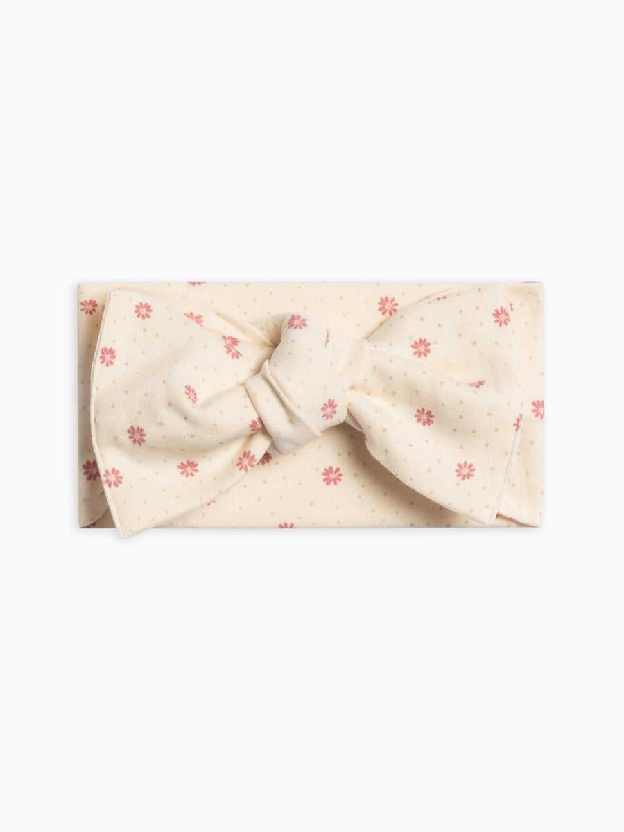 Hattie Bow Wrap Baby : Accessories : Bows : Headbands Colored Organics Organic Cotton Baby and Kids Hattie Bow Wrap