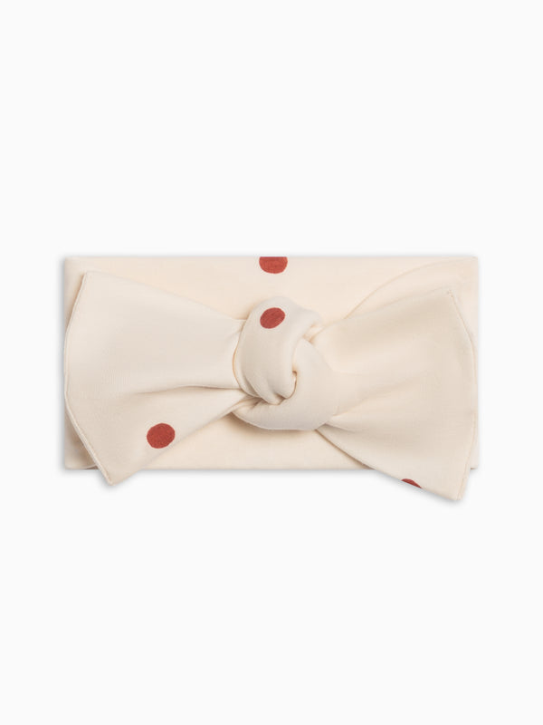 Hattie Bow Wrap - Barn / Polka