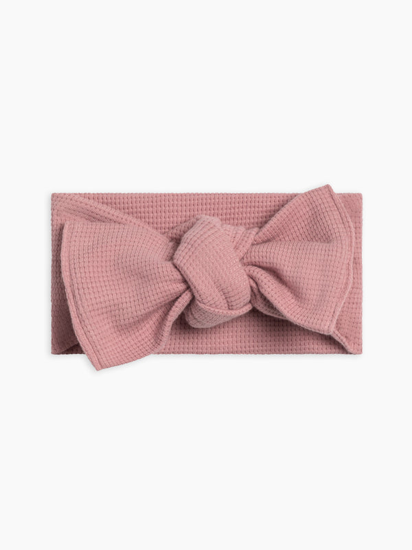 Waffle Bow Wrap Sale : Baby : Accessories : Bows : Headbands Kendi Organic Cotton Baby and Kids Waffle Bow Wrap