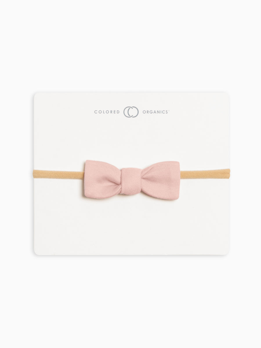 Cotton Dainty Bow Baby : Accessories : Bows : Headbands Colored Organics Organic Cotton Baby and Kids Cotton Dainty Bow