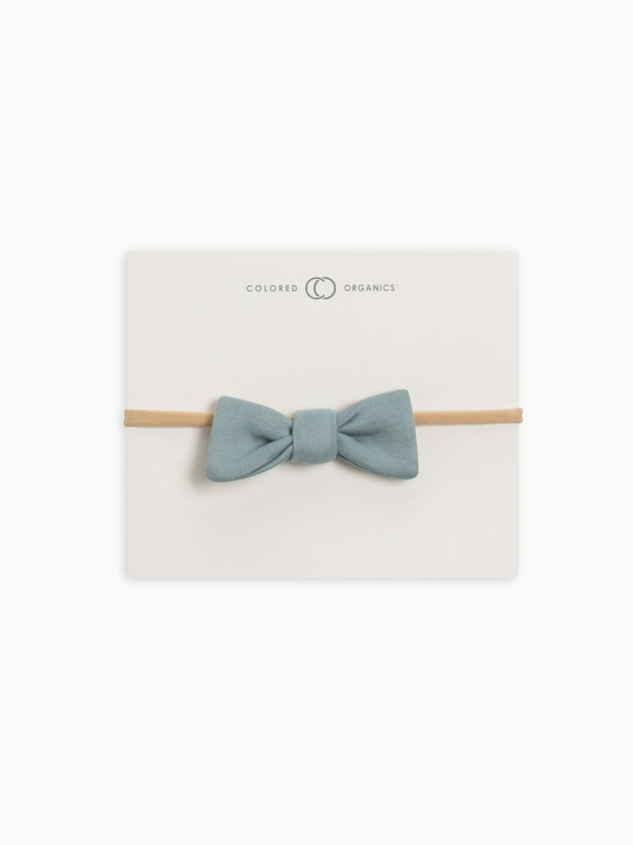 Cotton Dainty Bow Baby : Accessories : Bows : Headbands Colored Organics Organic Cotton Baby and Kids Cotton Dainty Bow