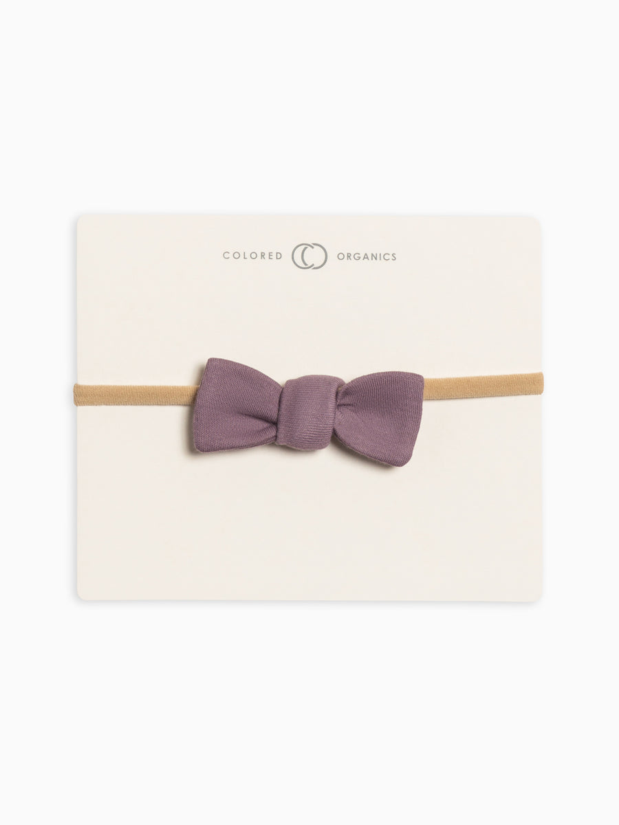 Cotton Dainty Bow Baby : Accessories : Bows : Headbands Colored Organics Organic Cotton Cotton Dainty Bow for Newborn and Baby - Girl & Boy