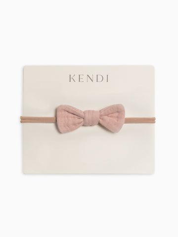 Classic Muslin Dainty Bow Baby : Accessories : Bows : Headbands Colored Organics Organic Cotton Baby and Kids Muslin Dainty Bow