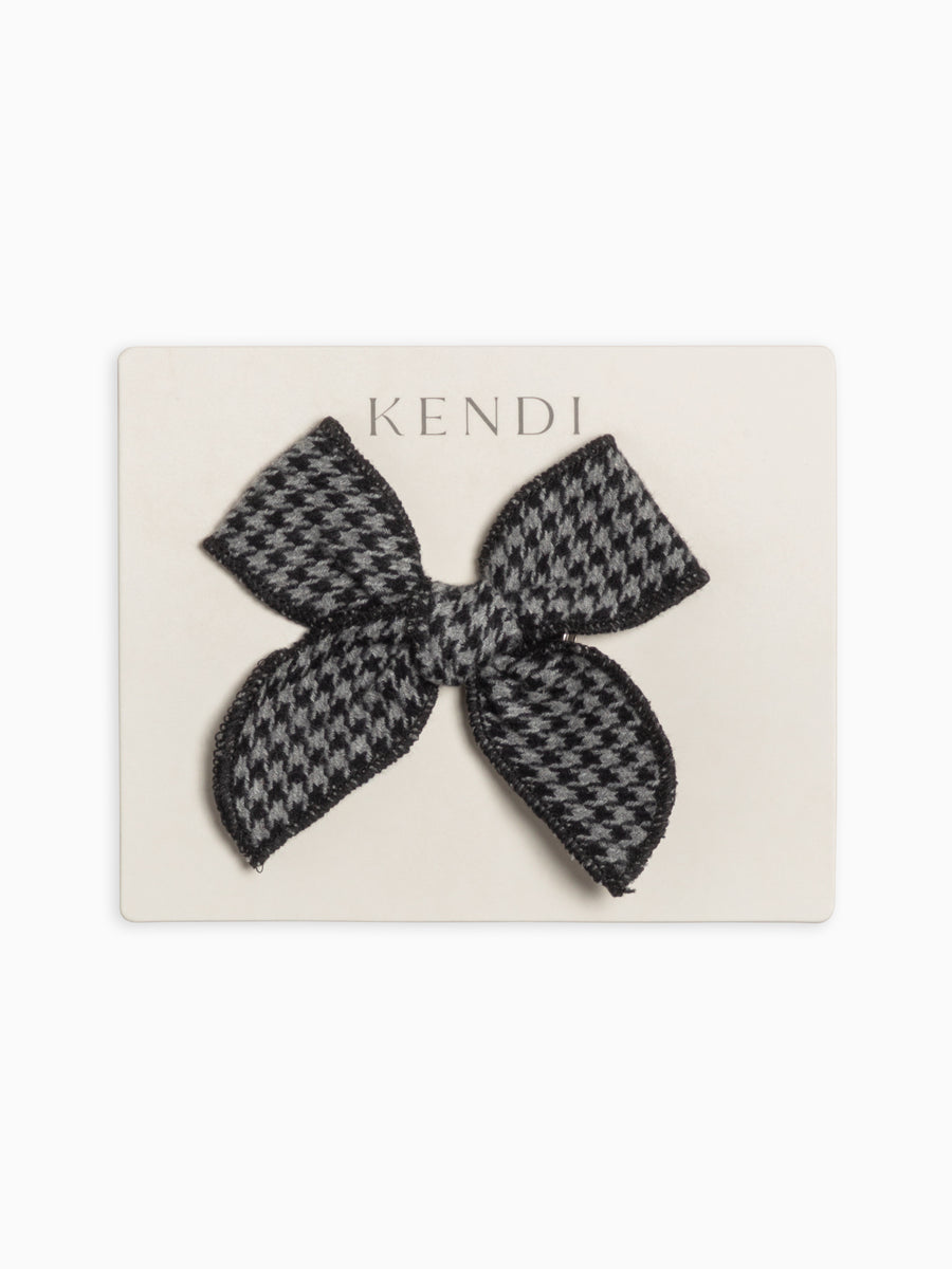Flannel Bow Hair Clip Sale : Baby-Kids : Accessories : Clips Kendi Organic Cotton Baby and Kids Flannel Bow Hair Clip
