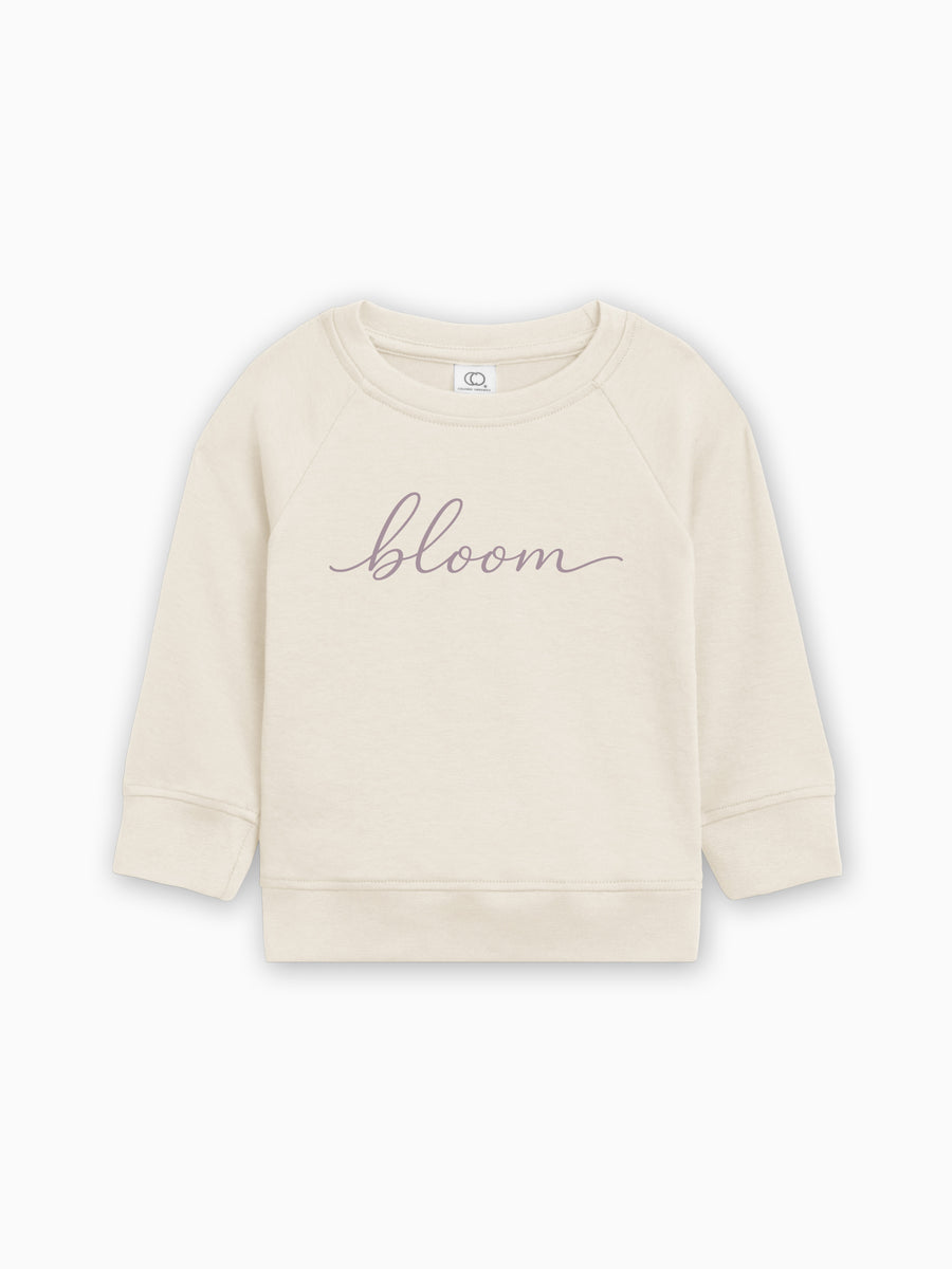 Bloom Lightweight Pullover Baby-Kids : Tops : Pullovers : Sweaters : Long Sleeves Kendi Organic Cotton Baby and Kids Portland Pullover