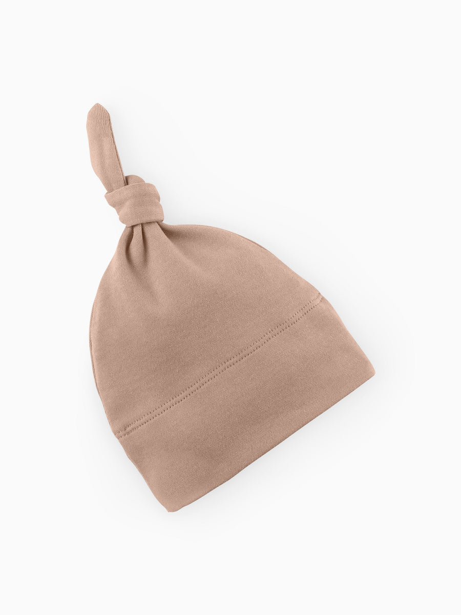 Organic Knotted Hat Baby : Accessories : Hats Colored Organics Top Knot Baby Hat - Newborn Girls & Boys - Organic