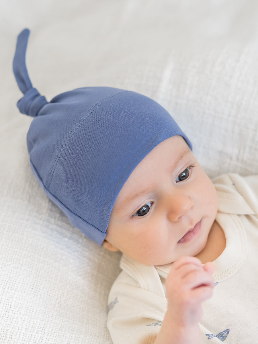 Knotted Hat Baby : Accessories : Hats Colored Organics Organic Cotton Baby Knotted Hat