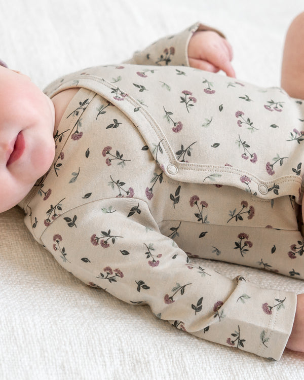 Kai Kimono Bodysuit Baby : One Pieces : Kimono Bodysuits : Long Sleeves Colored Organics Organic Cotton Kai Kimono Bodysuit for Newborn and Baby - Girl & Boy