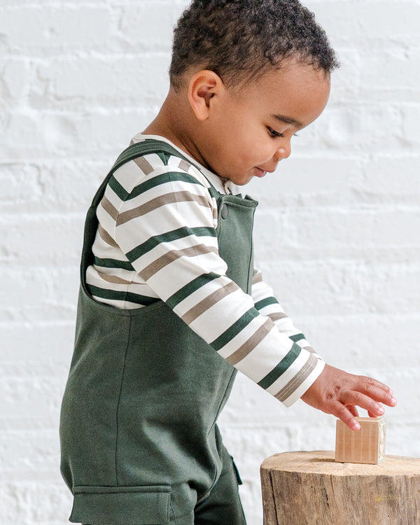 Reef Long Sleeve Henley Baby-Kids : Tops : Tees : Long Sleeves Colored Organics Organic Cotton Baby and Kids Reef Long Sleeve Henley