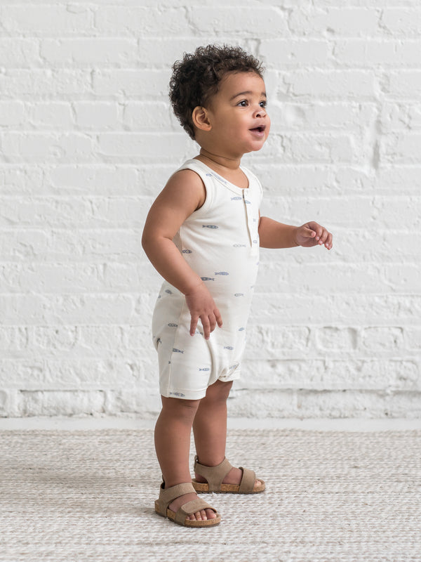 Nile Romper Baby : One Pieces : Rompers : Tanks Colored Organics Organic Cotton Baby Nile Romper