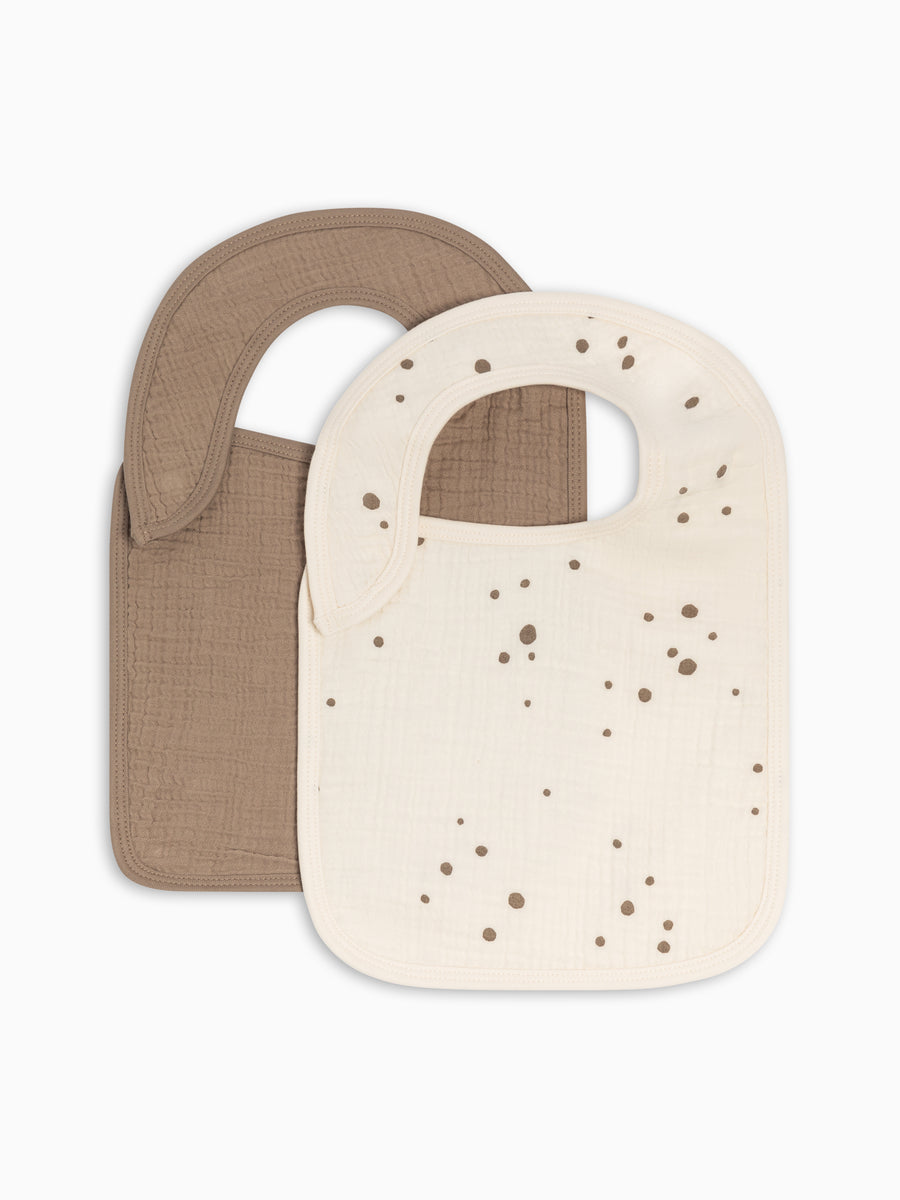 2-Pack Muslin Bibs