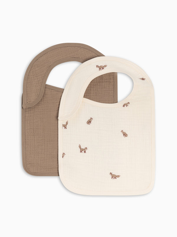 2-Pack Muslin Bibs