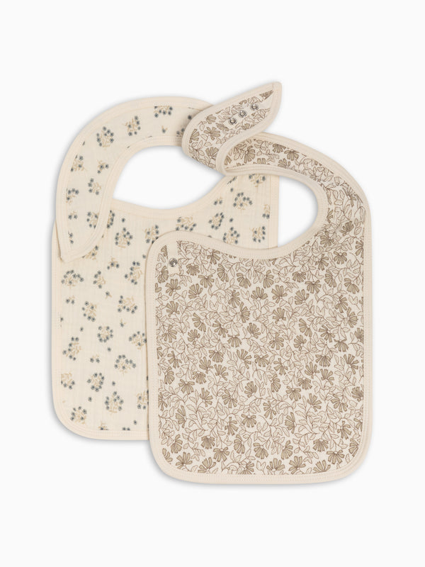 2-Pack Muslin Bibs Sale : Baby : Gear : Bibs : Feeding KENDI by Colored Organics 2-Pack Muslin Bibs for Babies and Kids | Colored Organics®