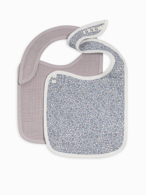 2-Pack Muslin Bibs Baby : Gear : Bibs : Feeding Kendi Organic Cotton Baby 2-Pack Muslin Bibs