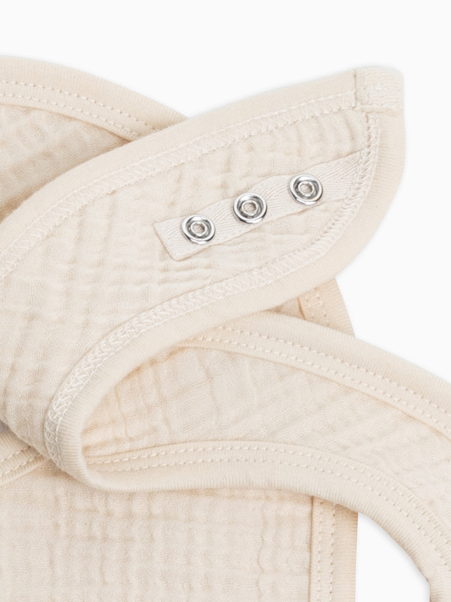2-Pack Muslin Bibs Baby : Gear : Bibs : Feeding Colored Organics Organic Baby 2-Pack Muslin Bibs