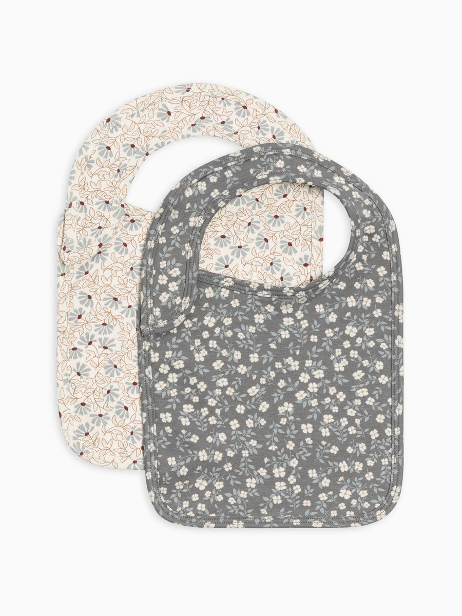 2-Pack Bibs Baby : Gear : Bibs : Feeding Colored Organics Organic Cotton 2-Pack Bandana Bibs for Newborn and Baby - Girl & Boy