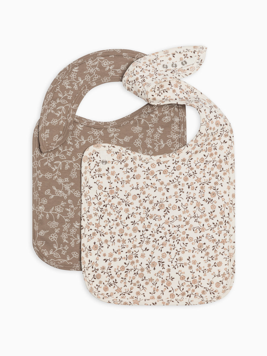 2-Pack Bibs Baby : Gear : Bibs : Feeding Colored Organics Organic Cotton 2-Pack Bandana Bibs for Newborn and Baby - Girl & Boy