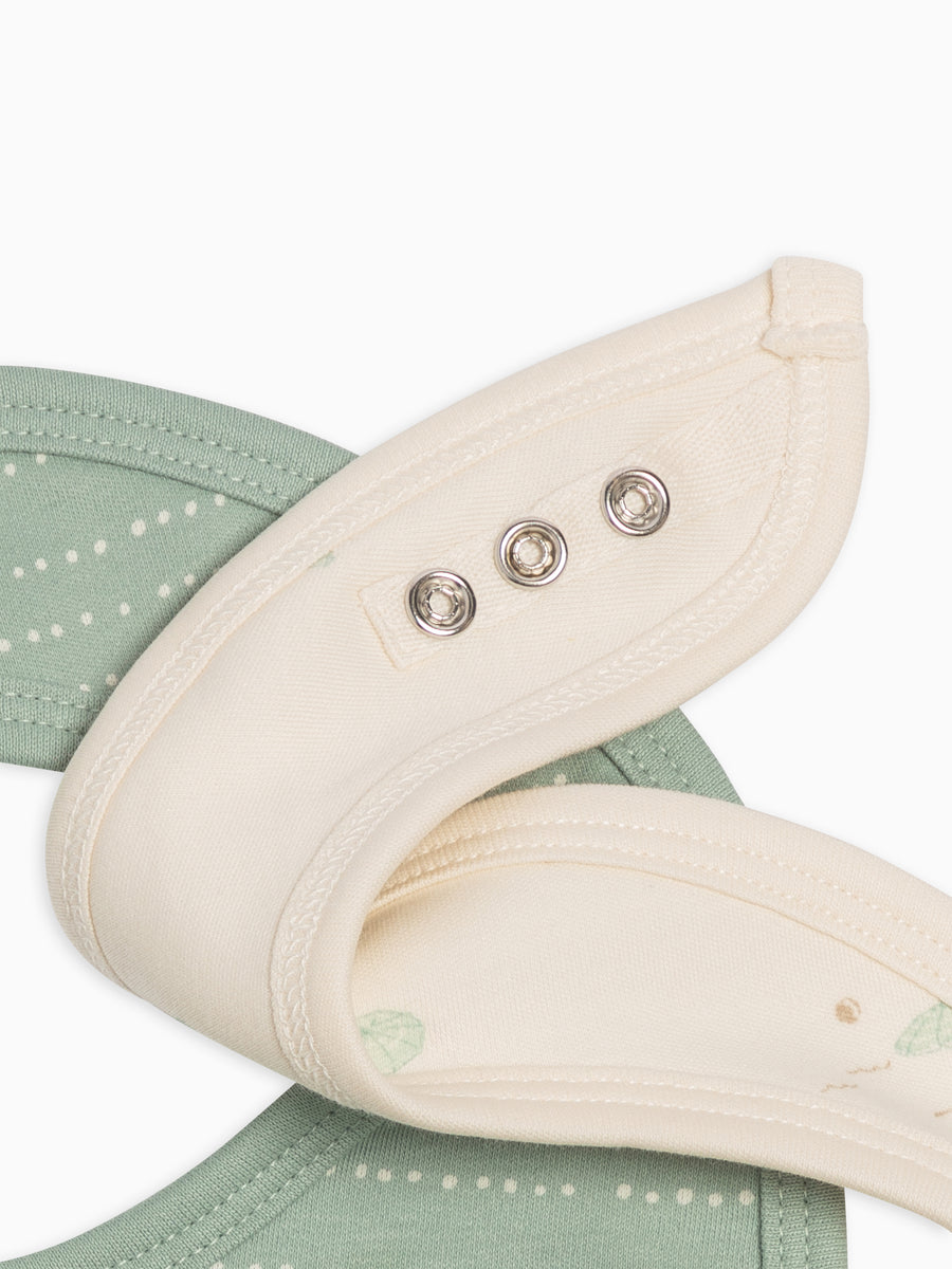 2-Pack Bibs Baby : Gear : Bibs : Feeding Colored Organics Organic Cotton Baby 2-Pack Bibs