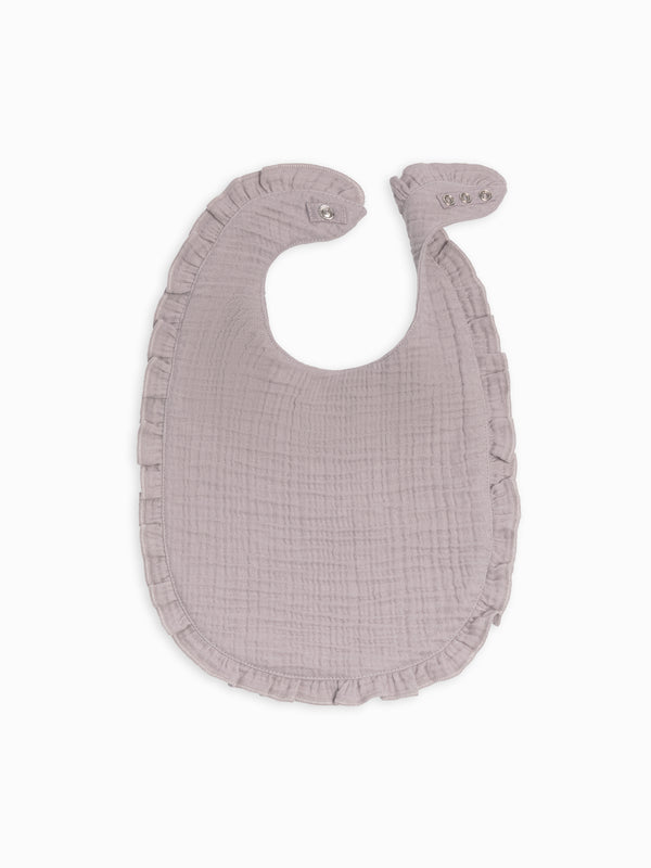 Muslin Ruffle Bib Baby : Gear : Bibs : Feeding Kendi Organic Cotton Baby Muslin Ruffle Bib