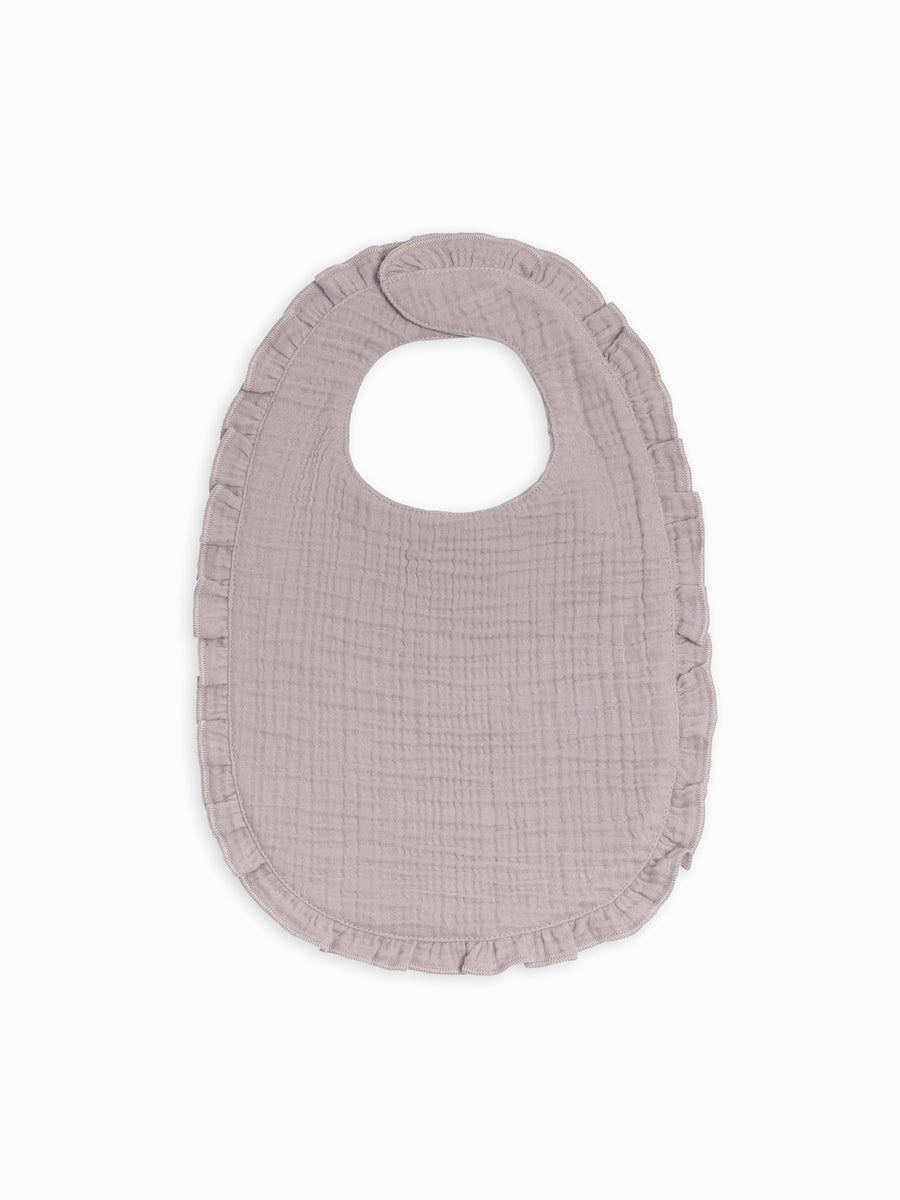 Muslin Ruffle Bib Baby : Gear : Bibs : Feeding Kendi Organic Cotton Baby Muslin Ruffle Bib