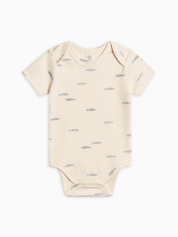 Afton Bodysuit Baby : One Pieces : Bodysuits : Short Sleeves Colored Organics Organic Cotton Baby Afton Bodysuit