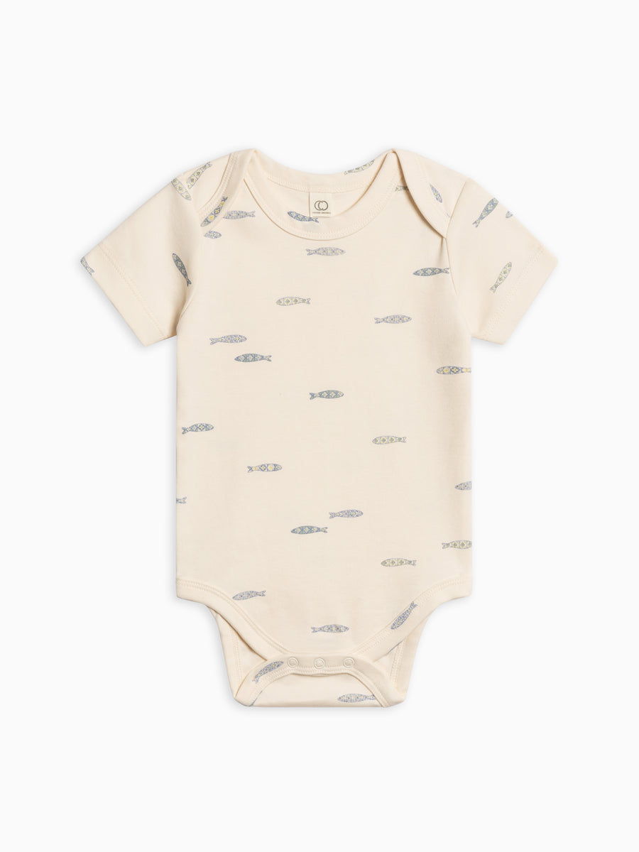 Afton Bodysuit Baby : One Pieces : Bodysuits : Short Sleeves Colored Organics Organic Cotton Baby Afton Bodysuit
