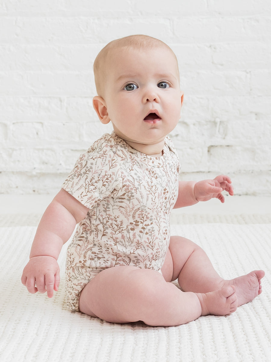 Afton Bodysuit Sale : Baby : One Pieces : Bodysuits : Short Sleeves Colored Organics Organic Cotton Baby Afton Bodysuit