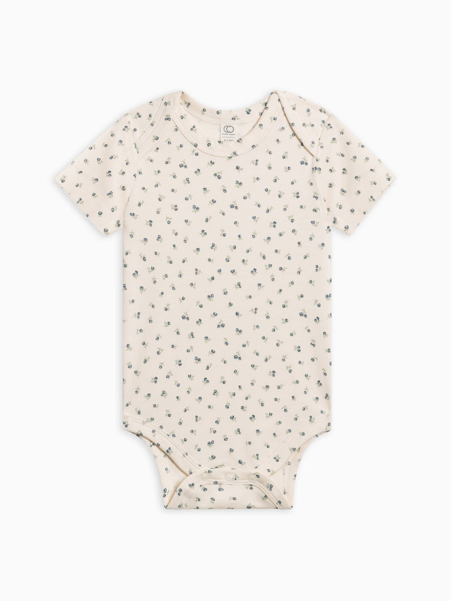 Afton Bodysuit Baby : One Pieces : Bodysuits : Short Sleeves Colored Organics Organic Cotton Baby Afton Bodysuit