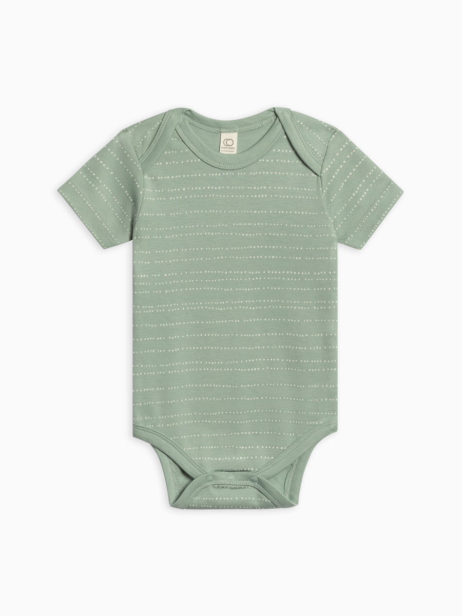 Afton Bodysuit Baby : One Pieces : Bodysuits : Short Sleeves Colored Organics Organic Cotton Baby Afton Bodysuit