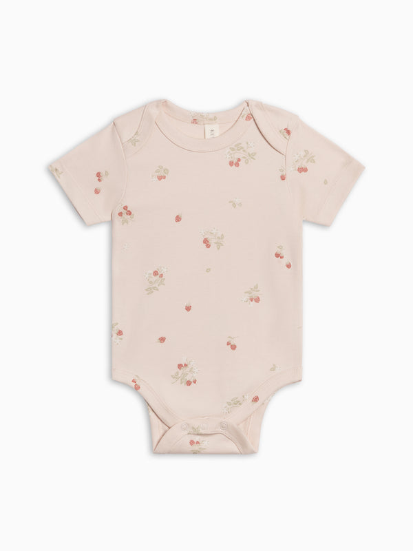 PRE ORDER Afton Bodysuit - Raspberries / Shell + Mint