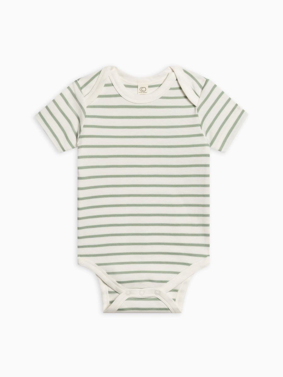 Afton Bodysuit Baby : One Pieces : Bodysuits : Short Sleeves Colored Organics Organic Cotton Baby Afton Bodysuit