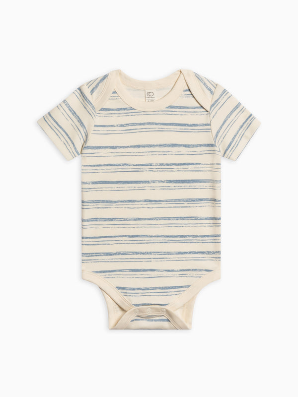 Afton Bodysuit Baby : One Pieces : Bodysuits : Short Sleeves Colored Organics Organic Cotton Baby Afton Bodysuit