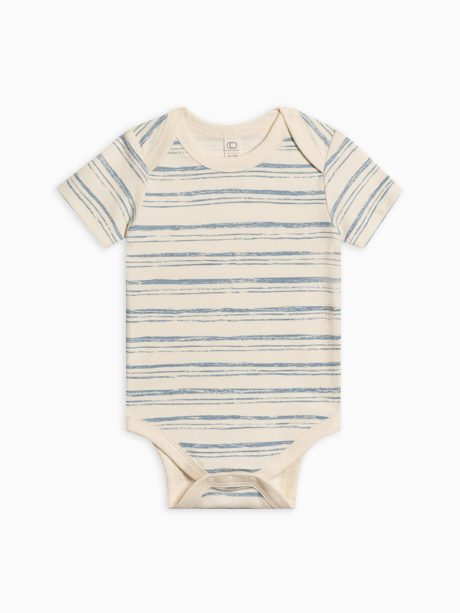 Afton Bodysuit Baby : One Pieces : Bodysuits : Short Sleeves Colored Organics Organic Cotton Baby Afton Bodysuit