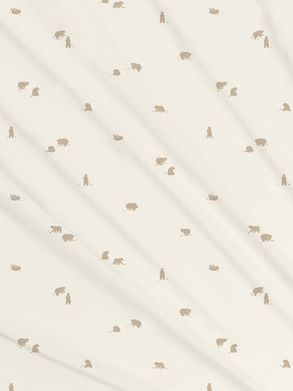 Swaddle Blanket | Bear / Truffle + Thyme