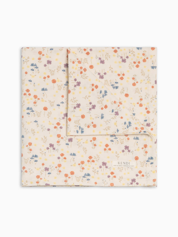 Swaddle Blanket - Margot Floral / Barn + Sea