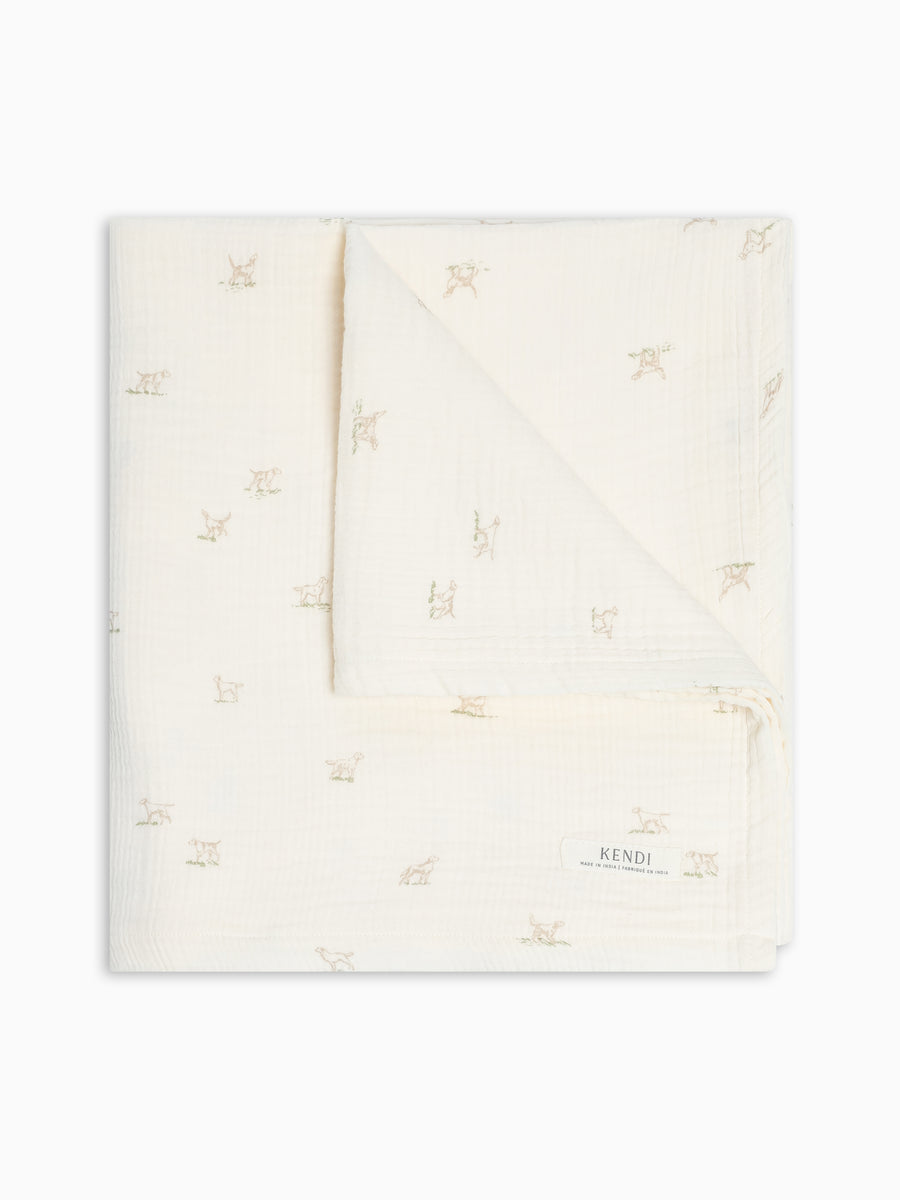 Muslin Swaddle Blanket - Woodford