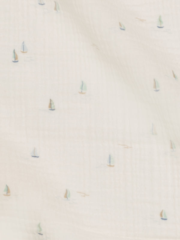 Muslin Swaddle Blanket - Marina / Sea + Dune Baby : Accessories : Swaddle Blankets : Nursery : Blankets KENDI by Colored Organics Muslin Swaddle Blanket - Marina / Sea + | Colored Organics®