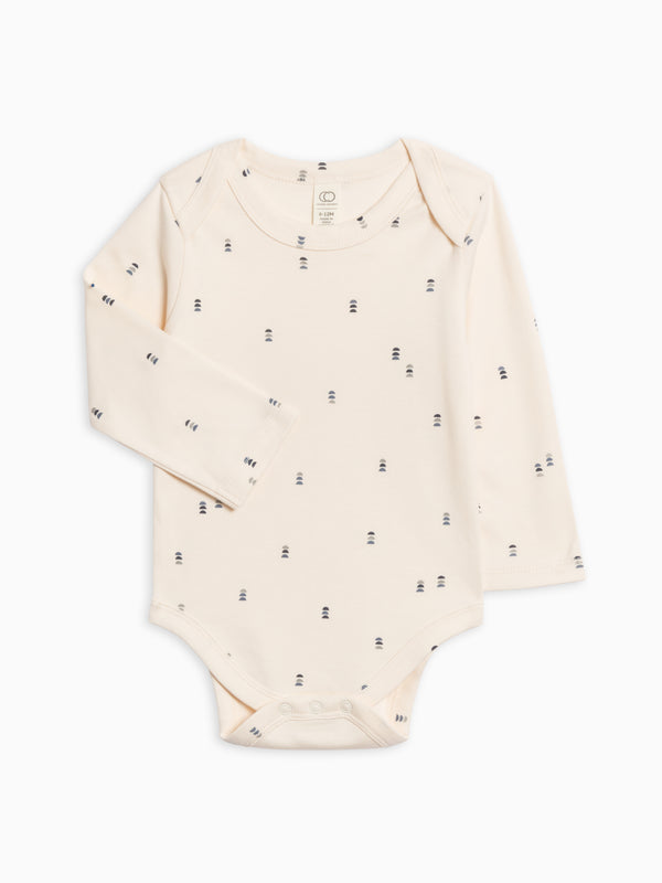 River Bodysuit Sale : Baby : One Pieces : Bodysuits : Long Sleeves Colored Organics River Bodysuit for Babies and Kids | Colored Organics®