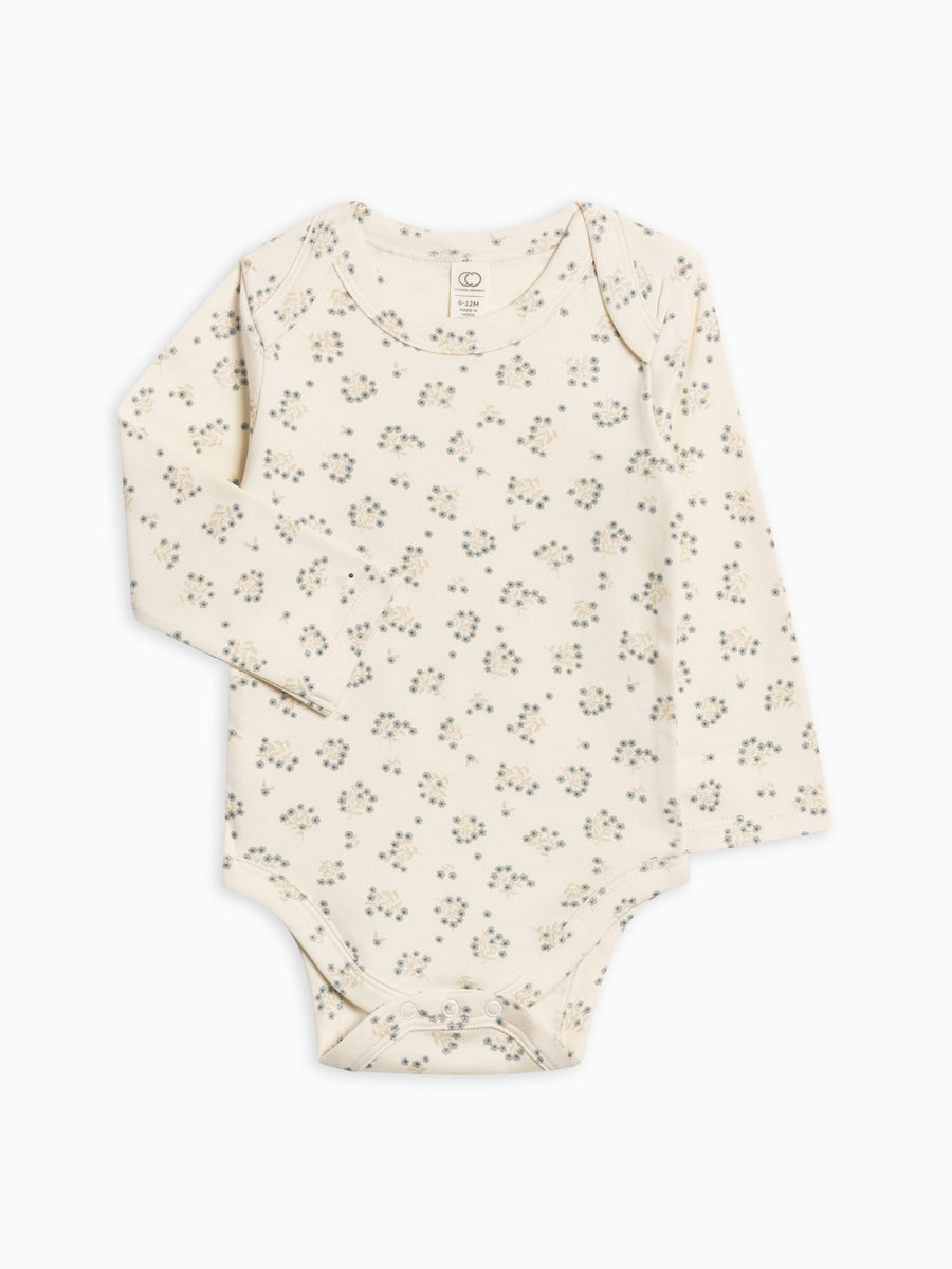 River Bodysuit Baby : One Pieces : Bodysuits : Long Sleeves Colored Organics Organic Cotton River Long Sleeve Bodysuit for Newborn and Baby - Girl & Boy