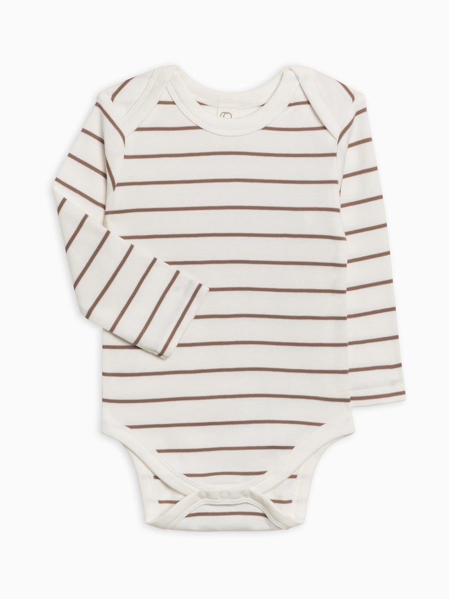 River Bodysuit Baby : One Pieces : Bodysuits : Long Sleeves Colored Organics Organic Cotton River Long Sleeve Bodysuit for Newborn and Baby - Girl & Boy