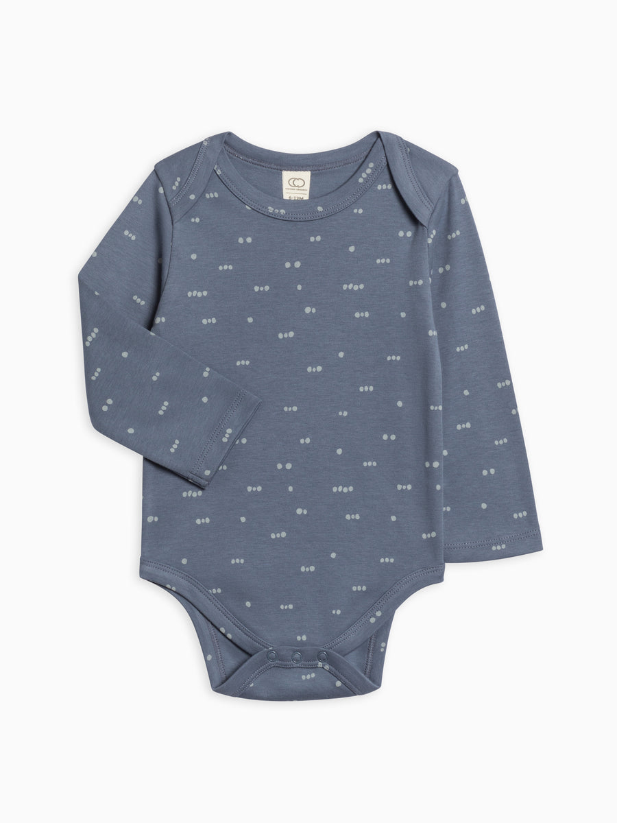 River Bodysuit Baby : One Pieces : Bodysuits : Long Sleeves Colored Organics Organic Cotton River Long Sleeve Bodysuit for Newborn and Baby - Girl & Boy