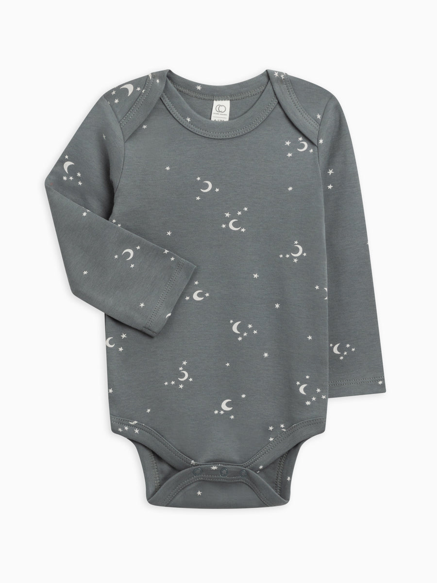 River Bodysuit Baby : One Pieces : Bodysuits : Long Sleeves Colored Organics Organic Cotton River Long Sleeve Bodysuit for Newborn and Baby - Girl & Boy