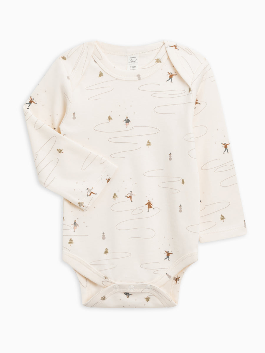 River Bodysuit Baby : One Pieces : Bodysuits : Long Sleeves Colored Organics Organic Cotton River Long Sleeve Bodysuit for Newborn and Baby - Girl & Boy