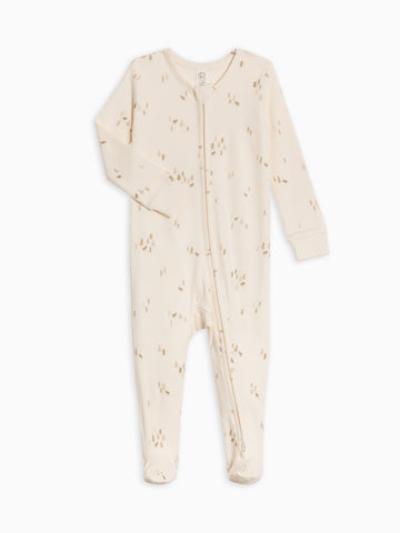 Peyton Zipper Sleeper Sale : Baby : One Pieces : Sleepers : Long Sleeves Colored Organics Organic Cotton Baby Peyton Zipper Sleeper