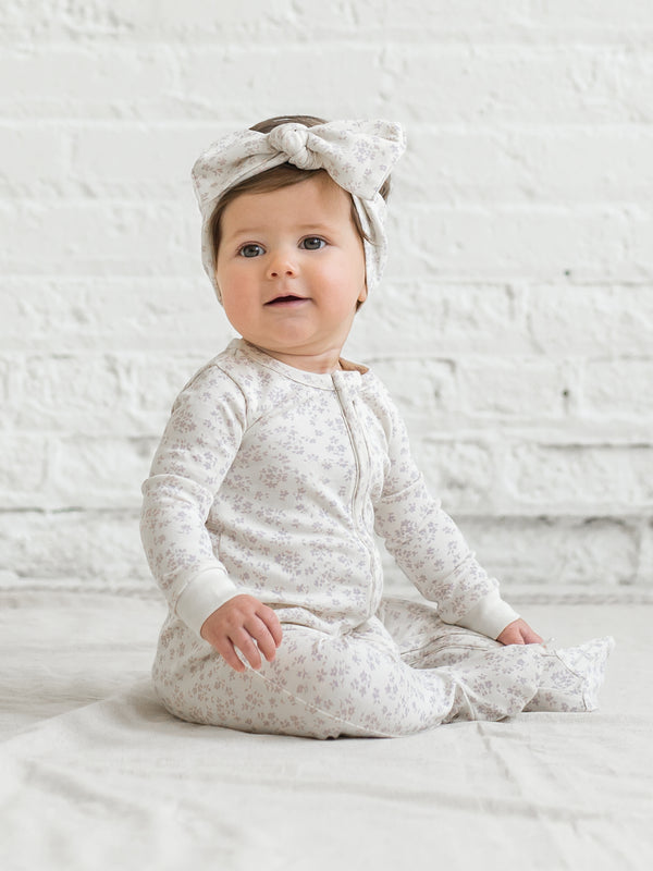 Peyton Zipper Sleeper Baby : One Pieces : Sleepers : Long Sleeves Colored Organics Organic Cotton Baby and Kids 2-Piece Short Sleeve Jammie Set
