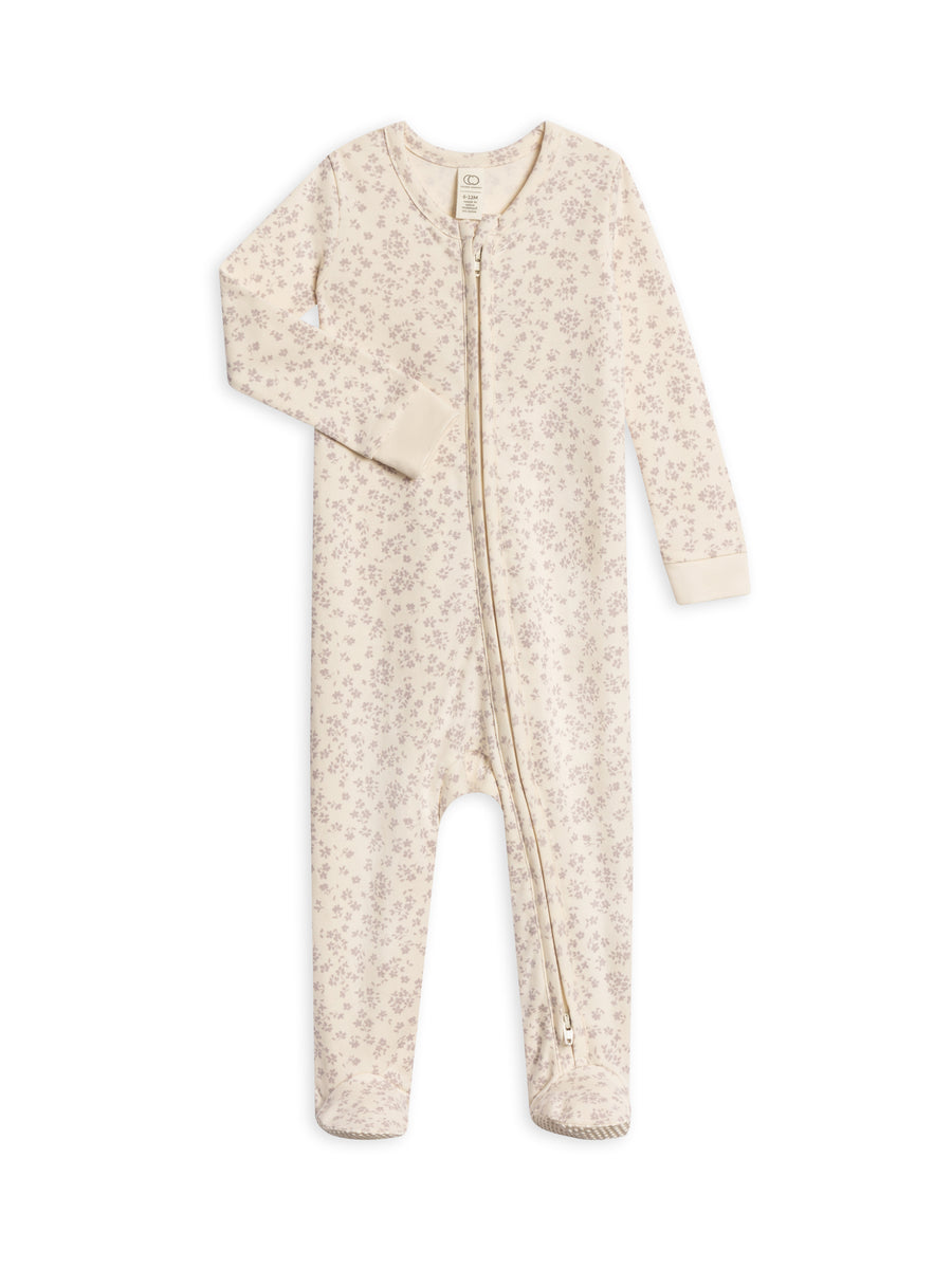 Peyton Zipper Sleeper Baby : One Pieces : Sleepers : Long Sleeves Colored Organics Organic Cotton Baby and Kids 2-Piece Short Sleeve Jammie Set
